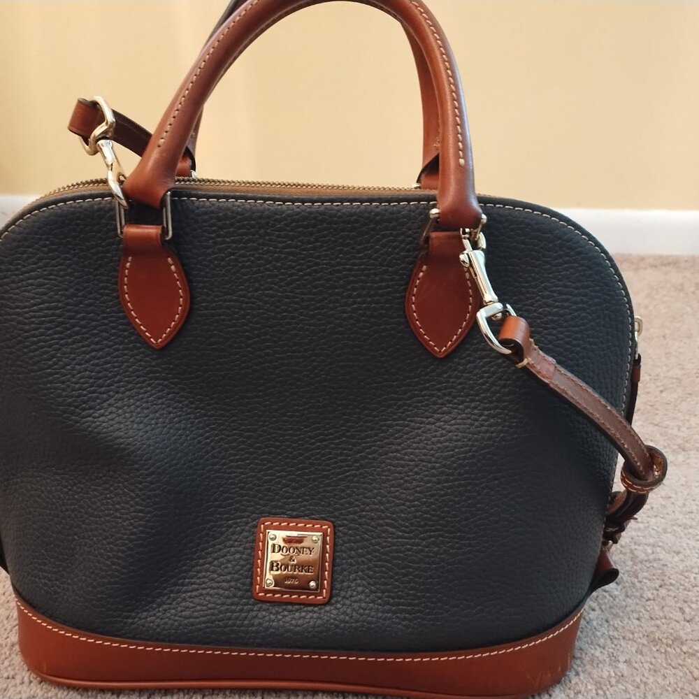 Dooney & Bourke Pebble Leather Satchel